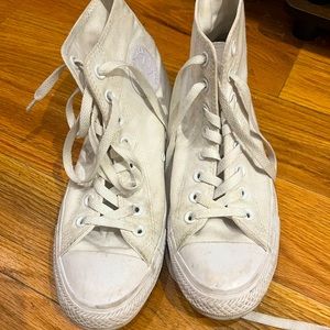 White high top converse